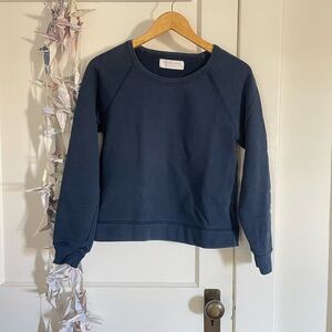 Everlane Deep Blue Crewneck Top